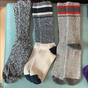 JCREW COZY WINTER COTTON SOCKS